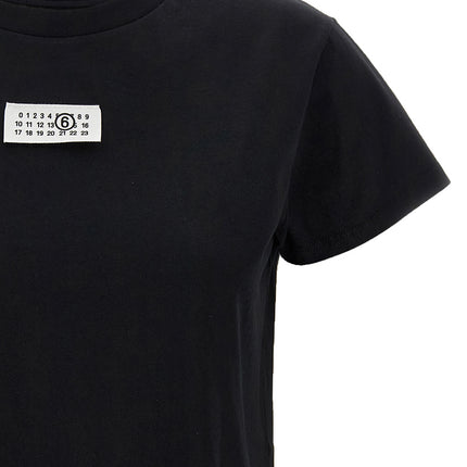 MM6 Maison Margiela Black Cotton T-Shirt