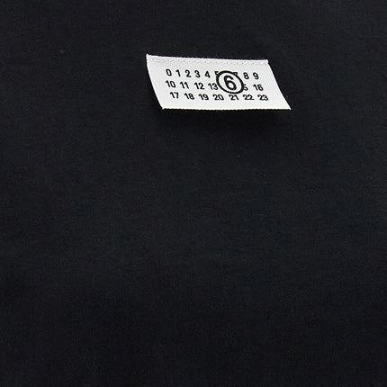 MM6 Maison Margiela Black Cotton T-Shirt