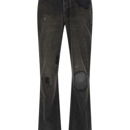 GALLERY DEPT. Black Cotton Flared Jeans