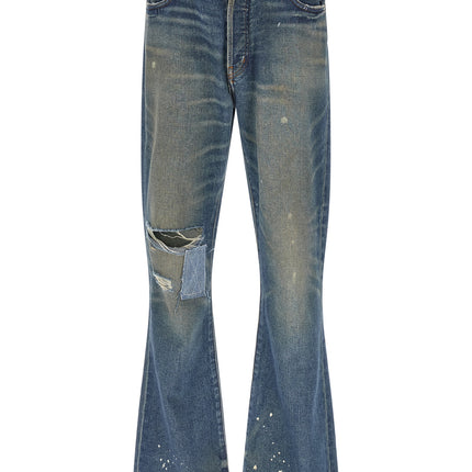 GALLERY DEPT. Blue Cotton Flared Jeans