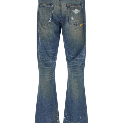 GALLERY DEPT. Blue Cotton Flared Jeans
