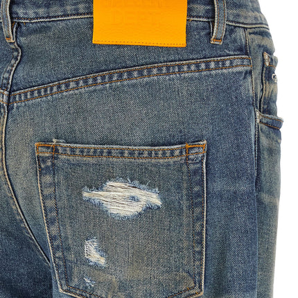 GALLERY DEPT. Blue Cotton Flared Jeans