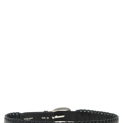Golden Goose Black Cowhide Regular Belt