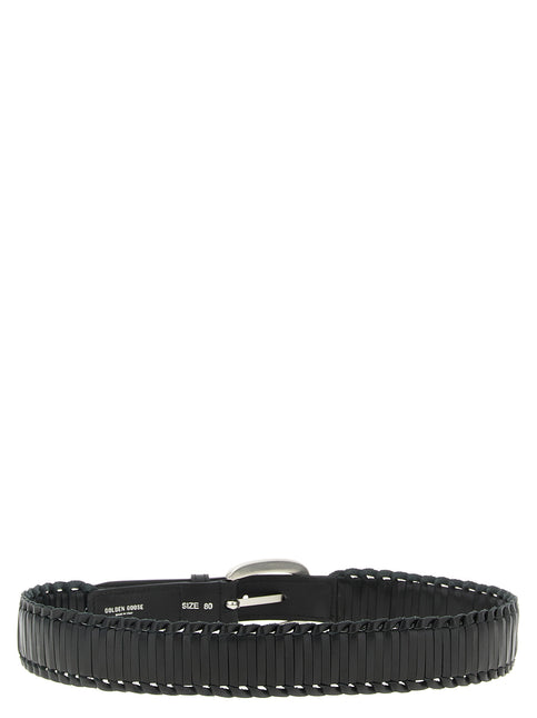 Golden Goose Black Cowhide Regular Belt