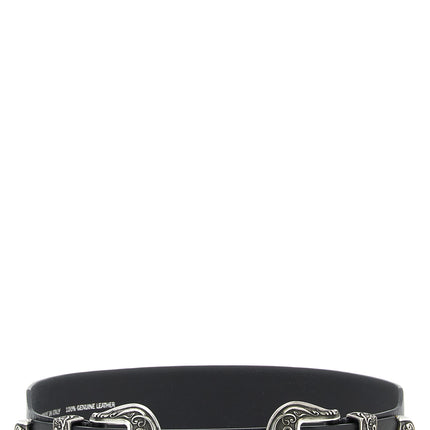 Golden Goose Black Cowhide Regular Belt