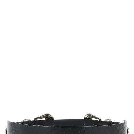 Golden Goose Black Cowhide Regular Belt