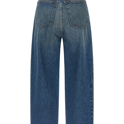 MM6 Maison Margiela Blue Cotton Straight-Leg Jeans