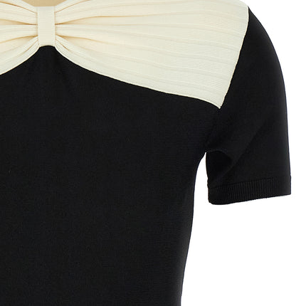 Valentino Garavani Black Viscose Short Dress