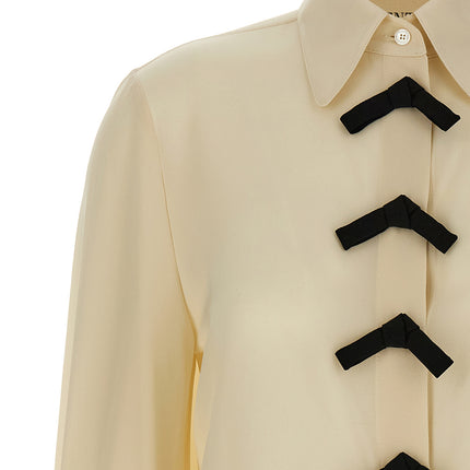 Valentino Garavani Beige Silk Blouse