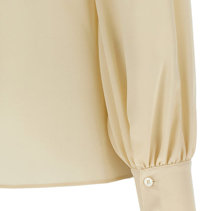 Valentino Garavani Beige Silk Blouse