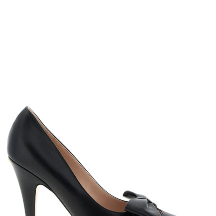 Valentino Garavani Black Calfskin High Heel Pumps
