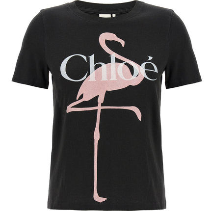 Chloé Black Cotton T-Shirt