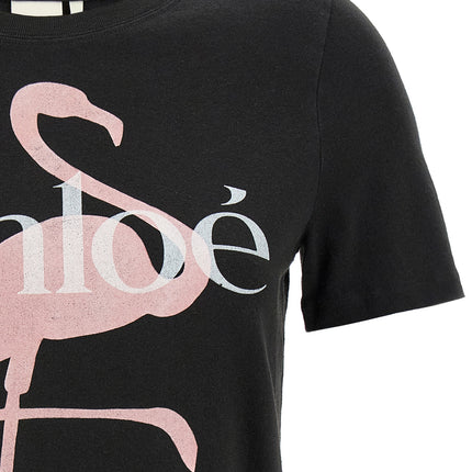 Chloé Black Cotton T-Shirt