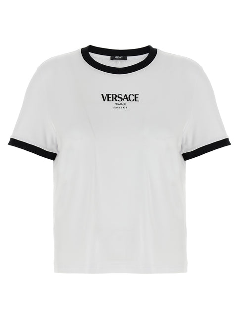 Versace Bicolor Viscose T-Shirt
