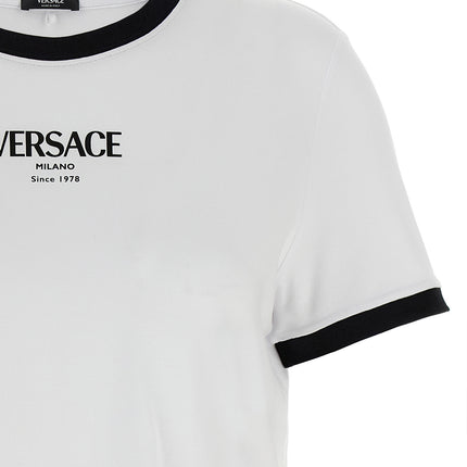 Versace Bicolor Viscose T-Shirt