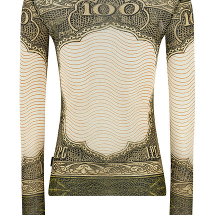 Jean Paul Gaultier Multicolor Polyamide Long Sleeve T-Shirt