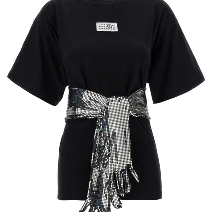 MM6 Maison Margiela Black Cotton T-Shirt