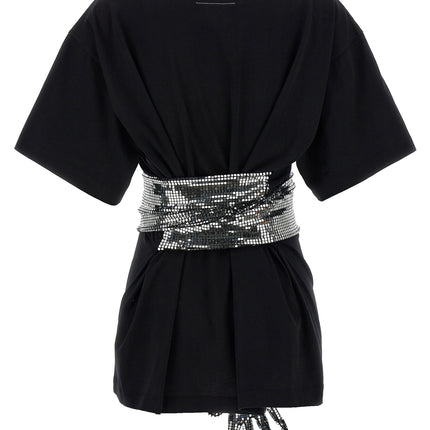 MM6 Maison Margiela Black Cotton T-Shirt