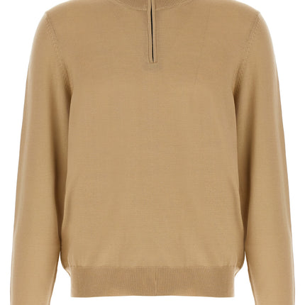 Hugo Boss Beige Virgin Wool Cardigan