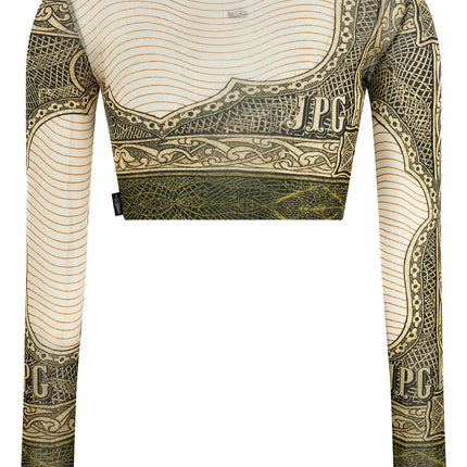 Jean Paul Gaultier Multicolor Polyamide Long Sleeve T-Shirt