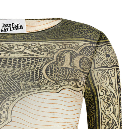 Jean Paul Gaultier Multicolor Polyamide Long Sleeve T-Shirt