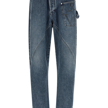 J.W.Anderson Blue Cotton Jeans Denim