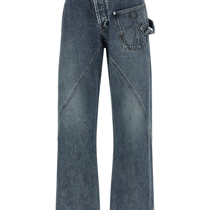 J.W.Anderson Blue Cotton Jeans Denim