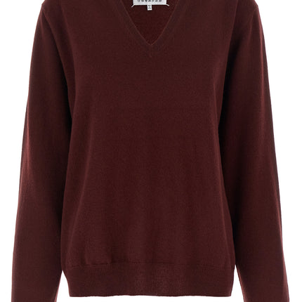 Maison Margiela Bordeaux Virgin Wool Cardigan