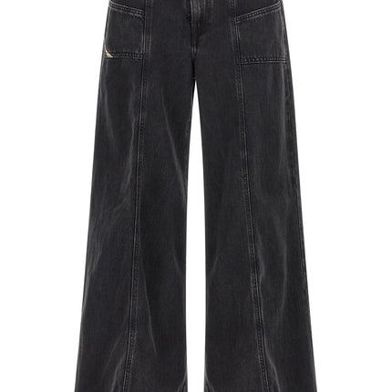 Diesel Black Cotton Jeans Denim