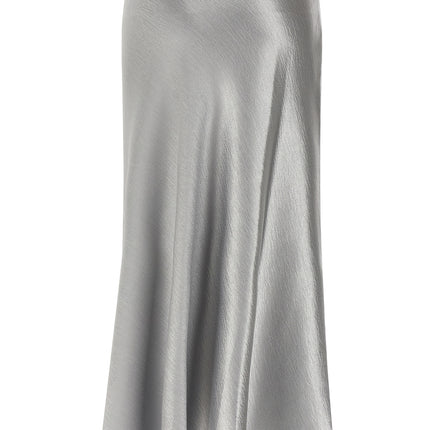 Tory Burch Gray Polyester Midi Skirt