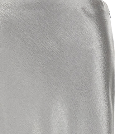 Tory Burch Gray Polyester Midi Skirt