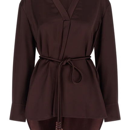 Tory Burch Bordeaux Viscose Blouse