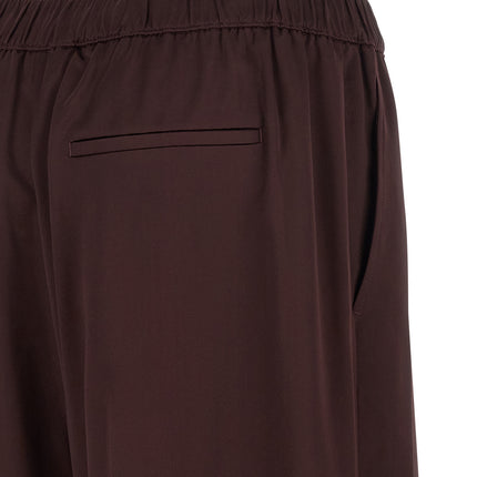 Tory Burch Bordeaux Viscose Casual Pants