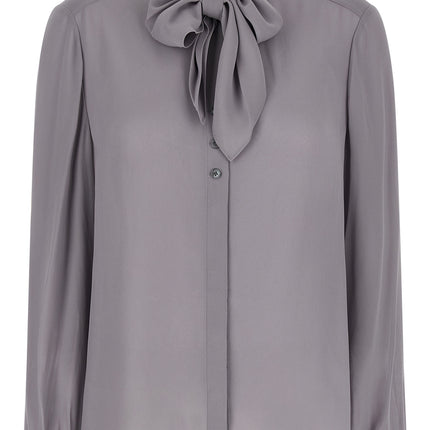 Tory Burch Gray Viscose Blouse
