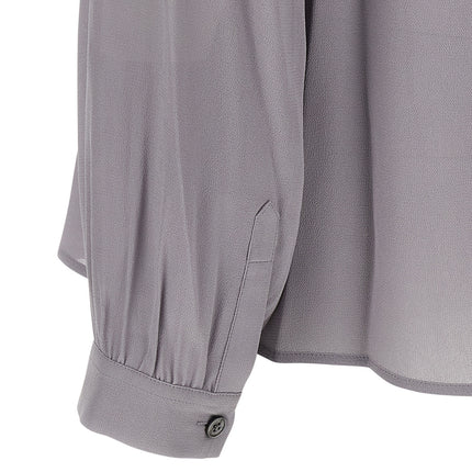 Tory Burch Gray Viscose Blouse