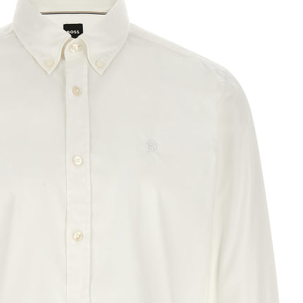 Hugo Boss White Cotton Blouse