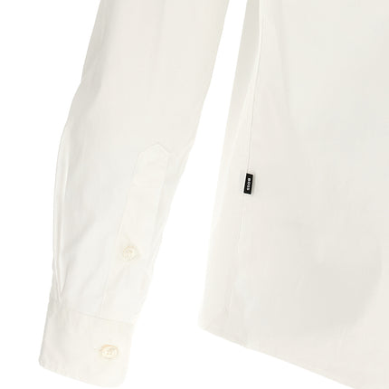 Hugo Boss White Cotton Blouse