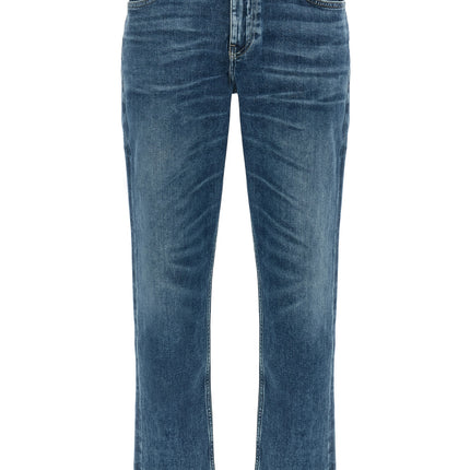 Hugo Boss Blue Cotton Skinny Jeans