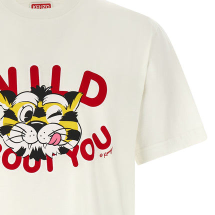 Kenzo White Cotton T-Shirt