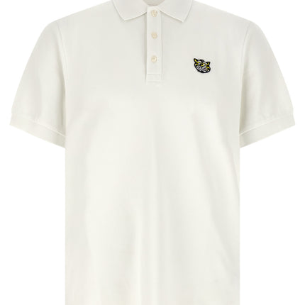 Kenzo White Cotton Polo Shirt