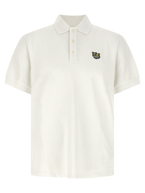 Kenzo White Cotton Polo Shirt Kenzo