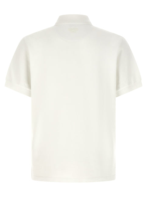 Kenzo White Cotton Polo Shirt Kenzo