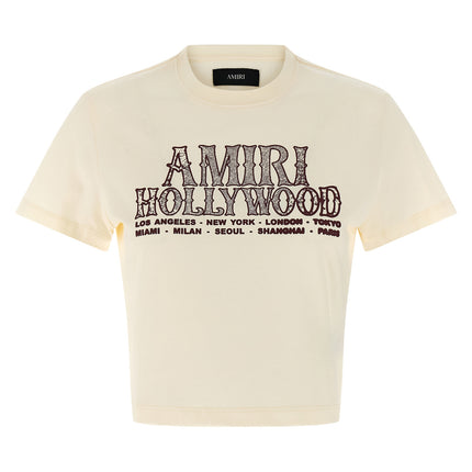 Amiri White Cotton T-Shirt