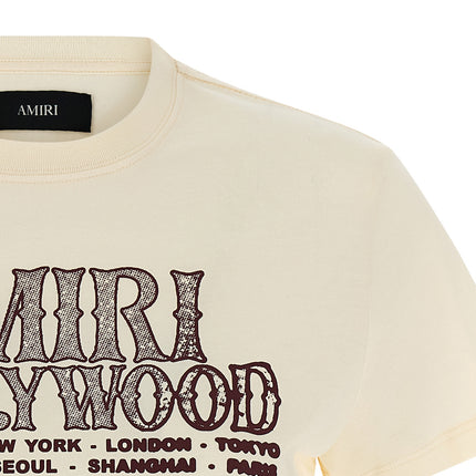 Amiri White Cotton T-Shirt