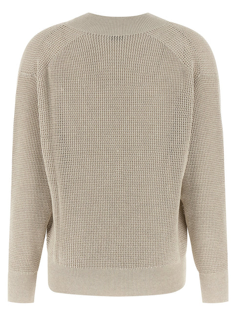 Brunello Cucinelli Beige Cotton Cardigan