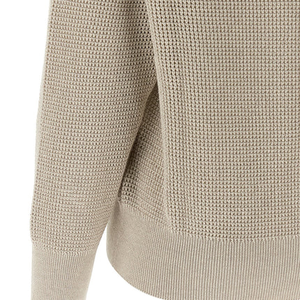Brunello Cucinelli Beige Cotton Cardigan