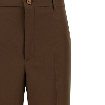 Gucci Brown Polyester Dress Pants