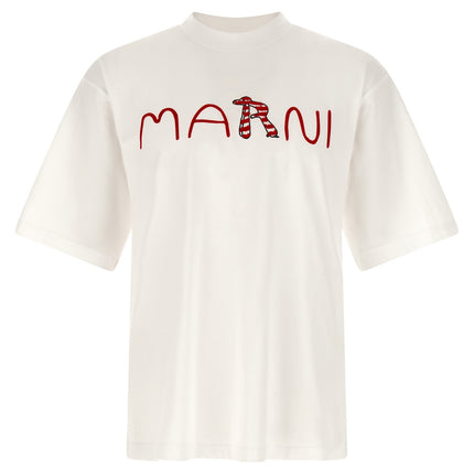Marni White Cotton T-Shirt