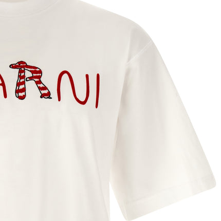 Marni White Cotton T-Shirt
