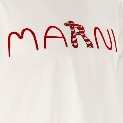 Marni White Cotton T-Shirt
